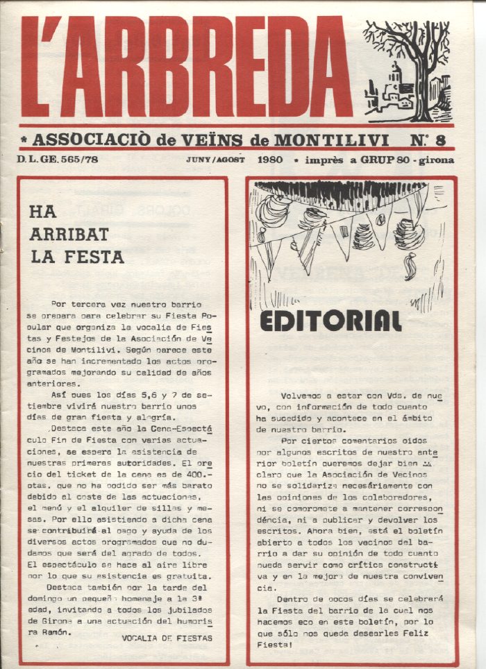 Num. 8 Juny-Agost 1980