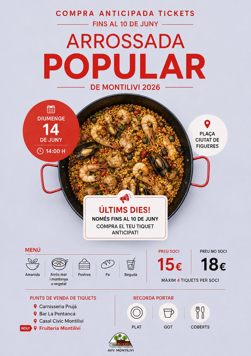 Cartell Web de Associaci&oacute; Ve&iuml;ns de Montilivi de Girona - Associaci&oacute; Ve&iuml;ns de Montilivi
